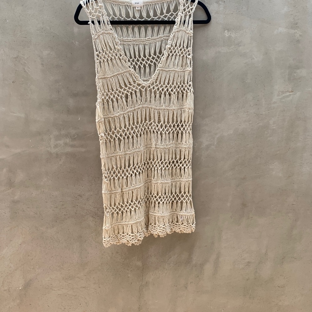 Crochet beach cover up